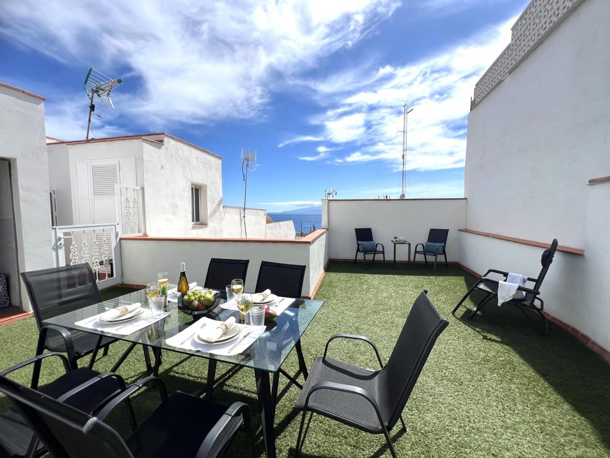 Paulmarie Apartment Atlantic View In Los Gigantes Puerto de Santiago  Bagian luar foto